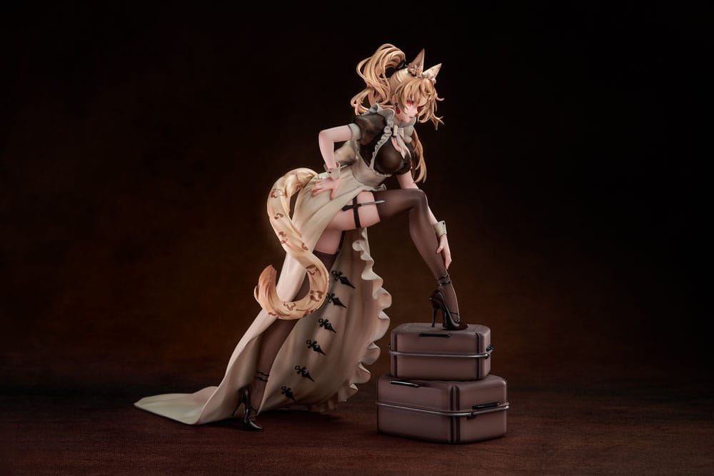 Original Character PVC Statue 1/7 Battle Maid Different Species Leopard Cat Maria Deluxe Edition 24 cm Image 2