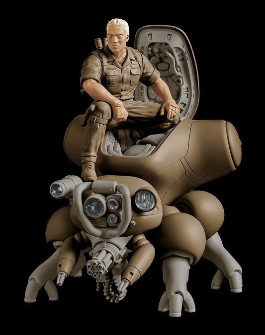 Ghost in the Shell PLAMAX minimum factory Plastic Model Kit Batou mit Fuchikoma 8 cm Image 2