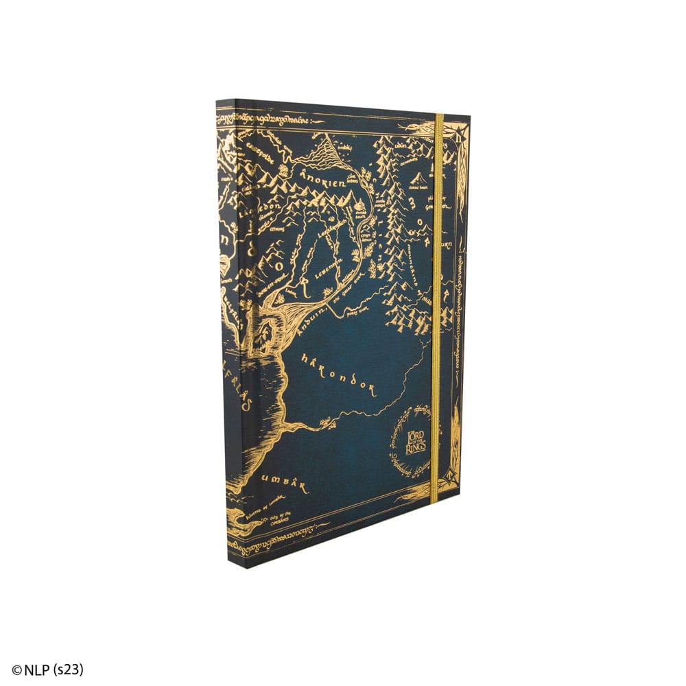 Herr der Ringe Notizbuch Map of Middle Earth Image 4