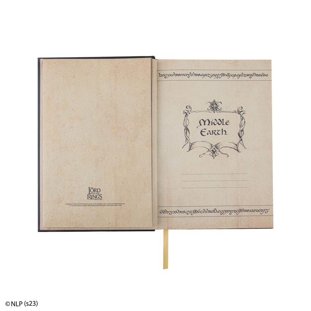 Herr der Ringe Notizbuch Map of Middle Earth Image 6