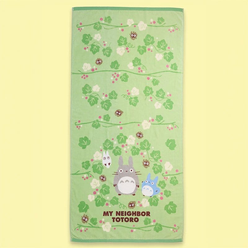 Mein Nachbar Totoro Handtuch Totoro Green Leaf 70 x 140 cm Image