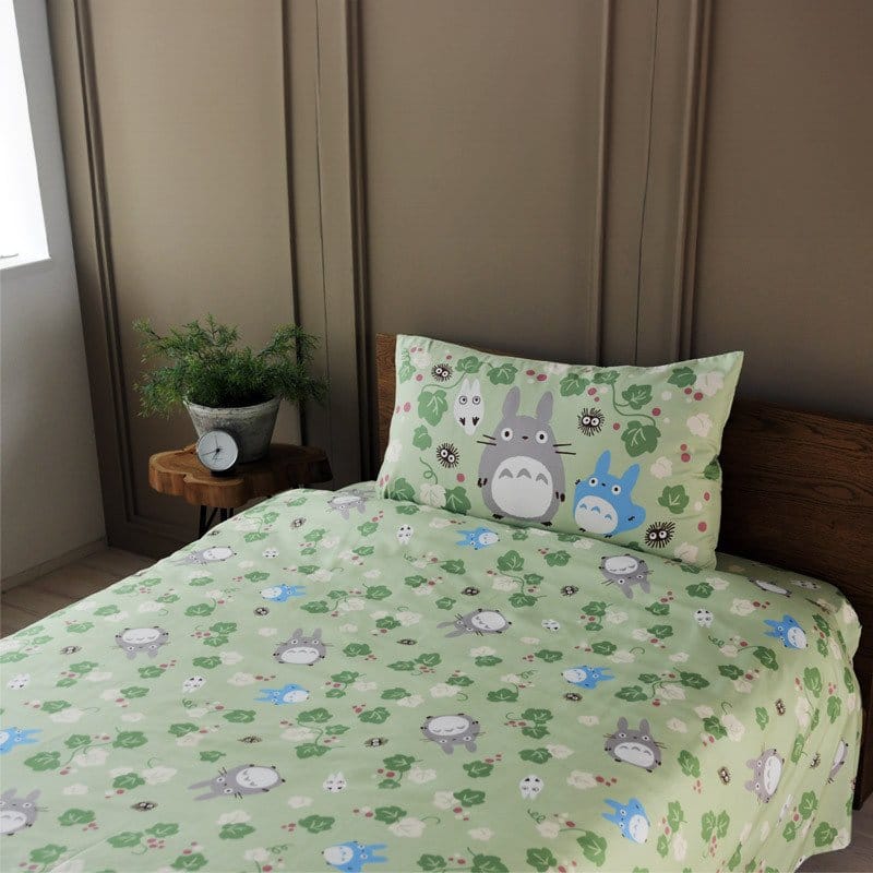 Mein Nachbar Totoro Natsu Bettwäsche Totoro Green Leaf Image
