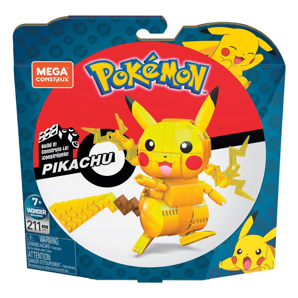 Pokémon Mega Construx Wonder Builders Bauset Pikachu 10 cm Image 2