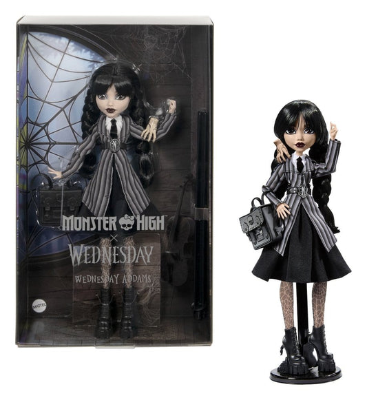 Monster High x Wednesday Puppe Wednesday Addams Image 2