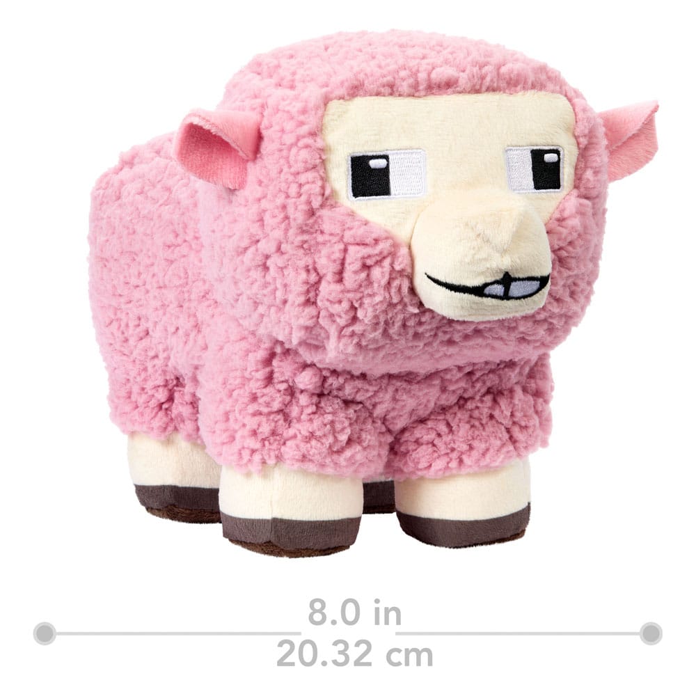 Ein Minecraft Film Plüschfigur Rosa Schaf 20 cm Image 6