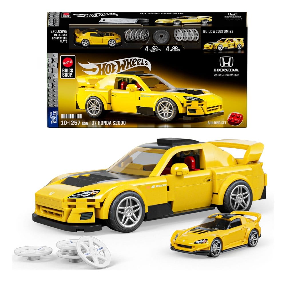 Hot Wheels Speed Series Mattel Brick Shop Bauset 1/32 '07 Honda S2000 Image 8