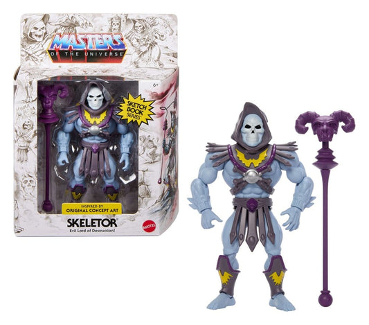 Masters of the Universe Origins Actionfigur Sketchbook Series: Skeletor 14 cm Image 2