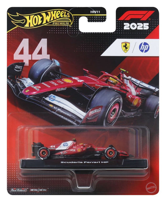 Formel 1 Hot Wheels Premium Die-Cast Fahrzeug 1/64 Team Ferrari: Driver 1 Image 2