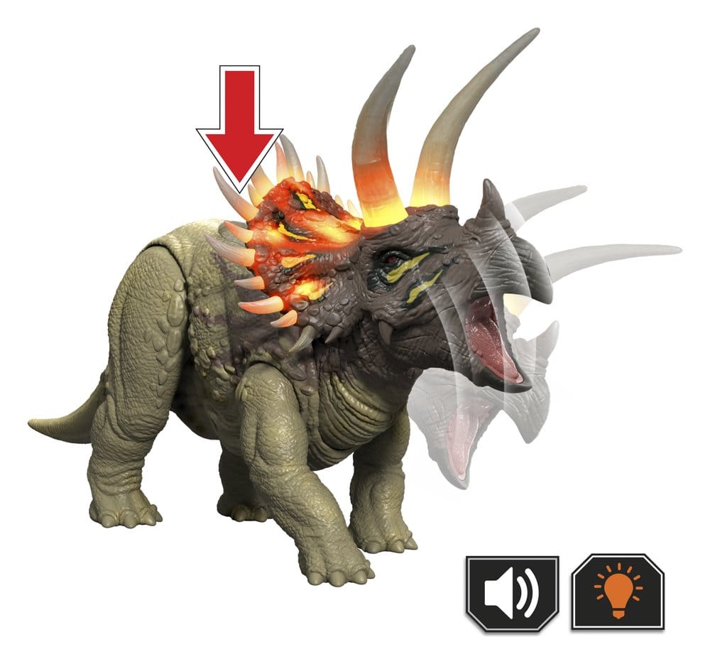 Jurassic World: Survival Actionfigur Wild Roar Triceratops 31 cm Image 6