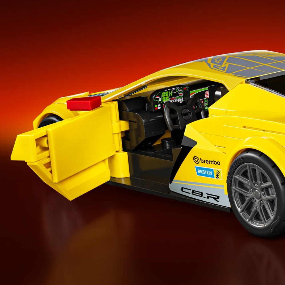 Hot Wheels Speed Mattel Brick Shop Bauset 1/32 '20 Corvette C8.R Image 6