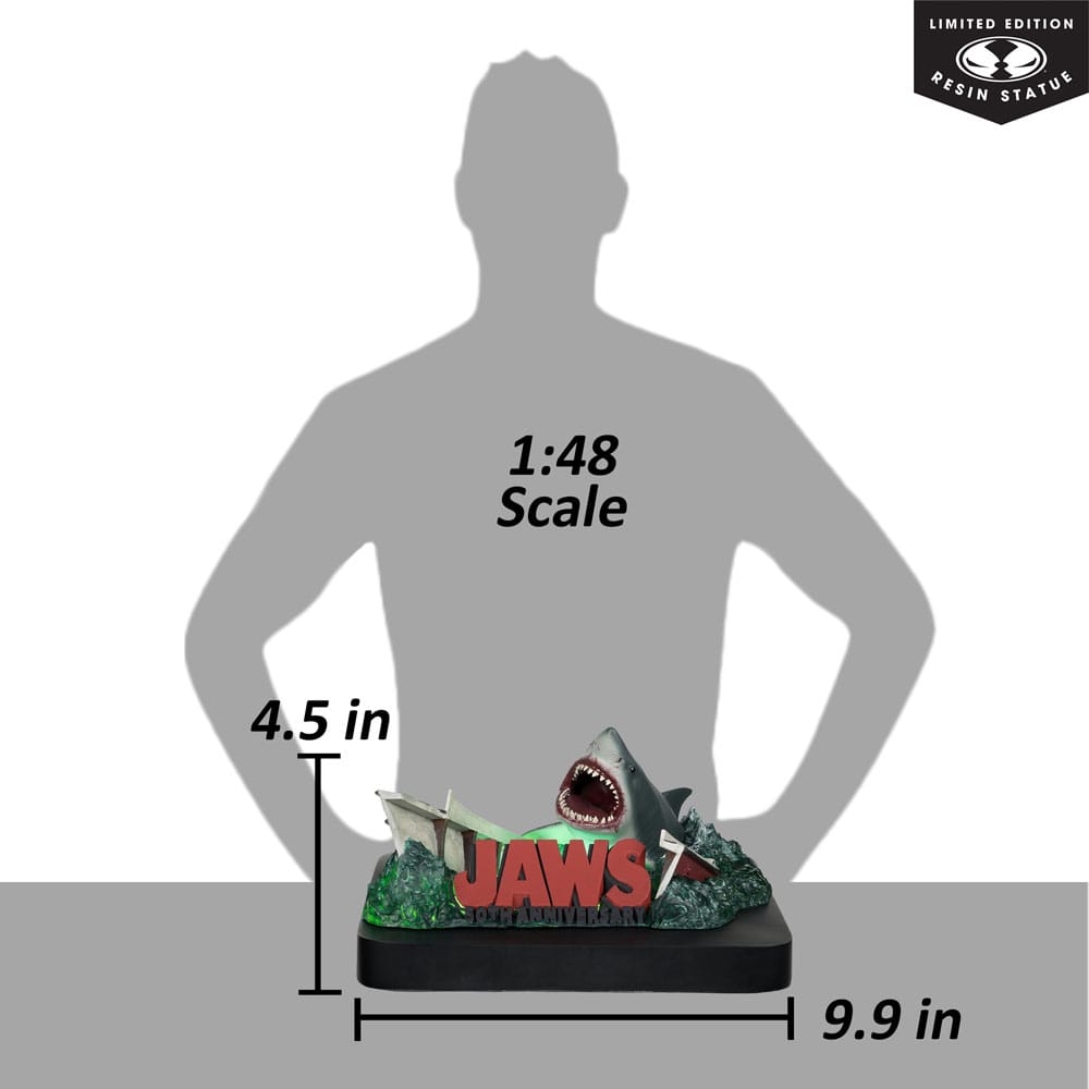 Der weiße Hai 1/48 Polyresin Statue Jaws (50th Anniversary) 25 cm Image 7