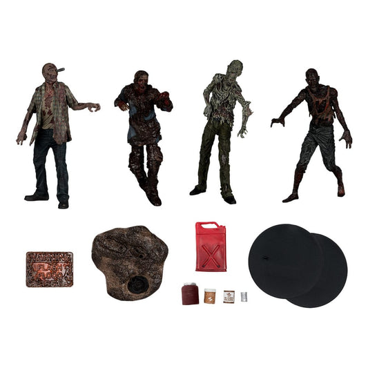 The Walking Dead Actionfiguren 4er-Pack Walkers 13 cm Image 2