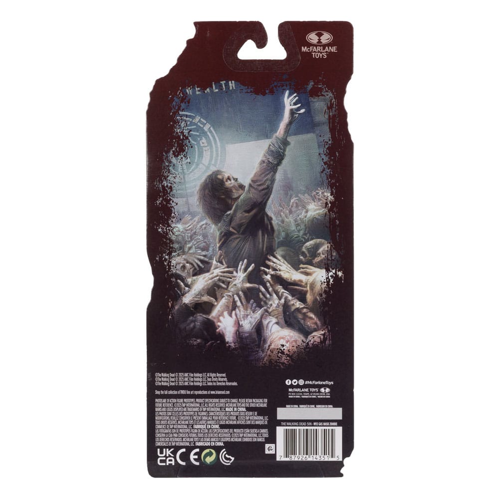 The Walking Dead Actionfigur Gas Mask Zombie (Season 4) 13 cm Image 6