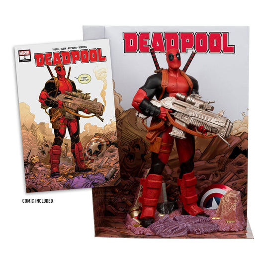 Marvel Collection PVC Statue 1/6 Deadpool (Deadpool #1) 27 cm Image 2