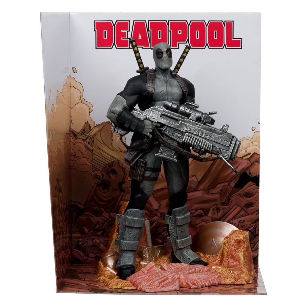 Marvel Collection PVC Statue 1/6 Deadpool (Deadpool #1)(Grey Suit Chase) 27 cm Image 1