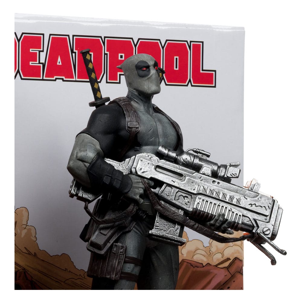 Marvel Collection PVC Statue 1/6 Deadpool (Deadpool #1)(Grey Suit Chase) 27 cm Image 4
