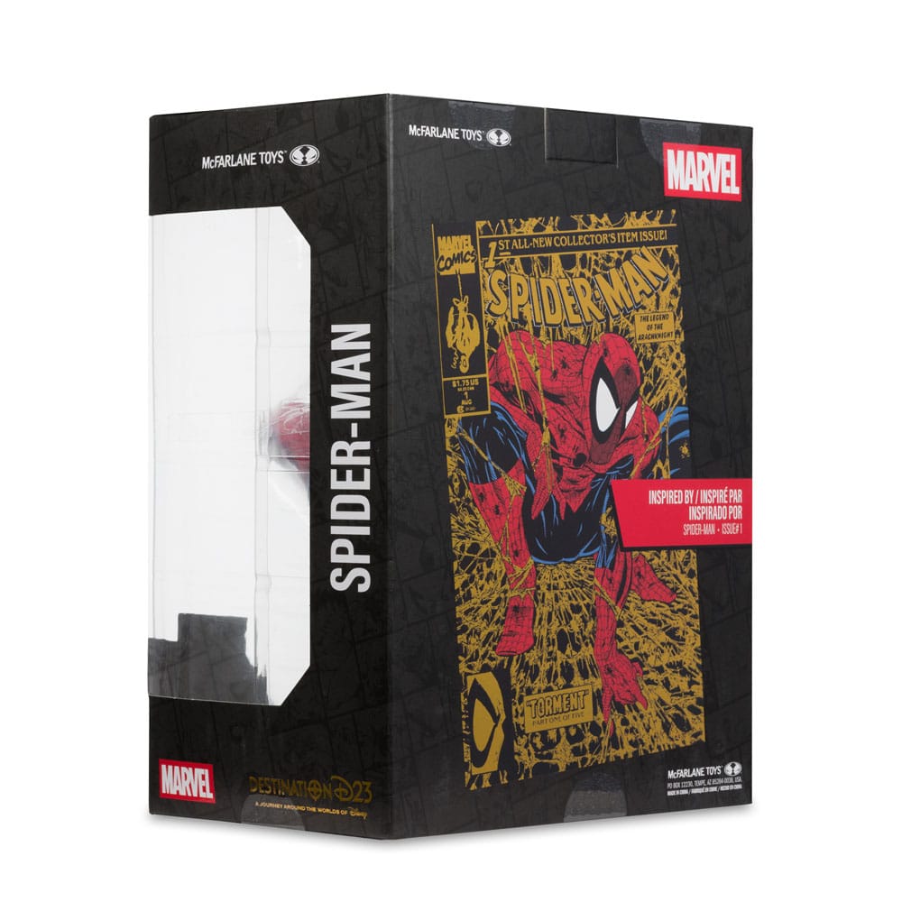Marvel Collection PVC Statue 1/6 Spider-Man (Spider-Man # 1) (Gold Edition) (Gold Label) 15 cm Image 10