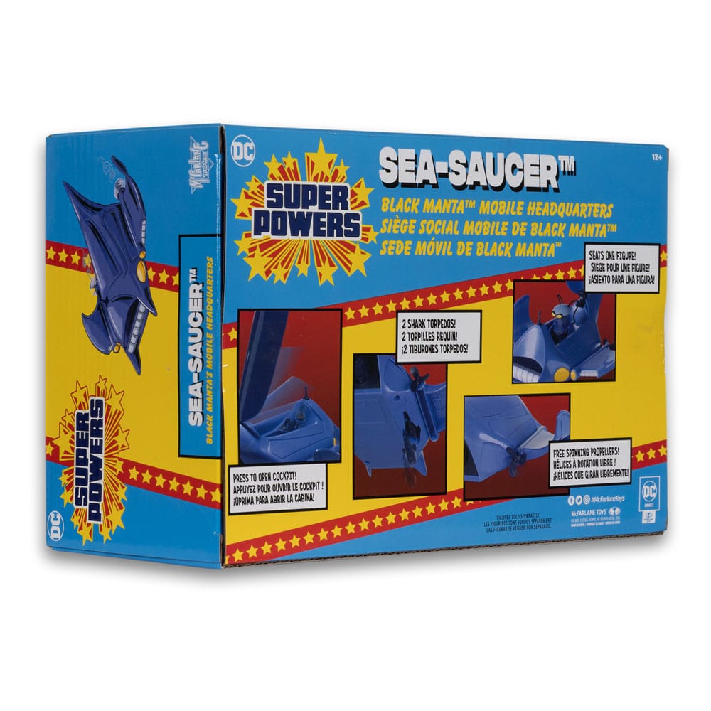 DC Direct Super Powers Fahrzeug Black Manta Sea Saucer 10 cm Image 4