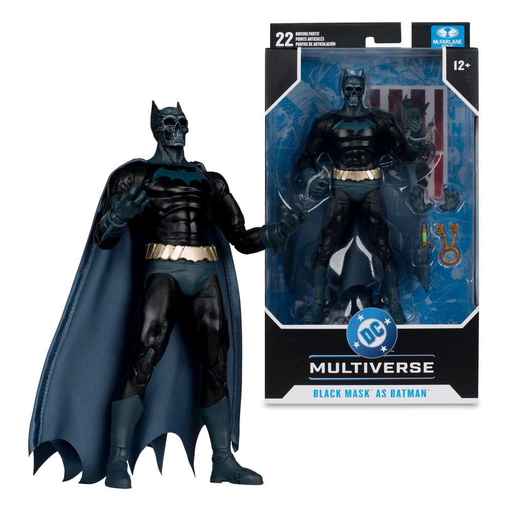 DC Multiverse Actionfigur Black Mask as Batman (Beneath the Mask) 18 cm Image 4