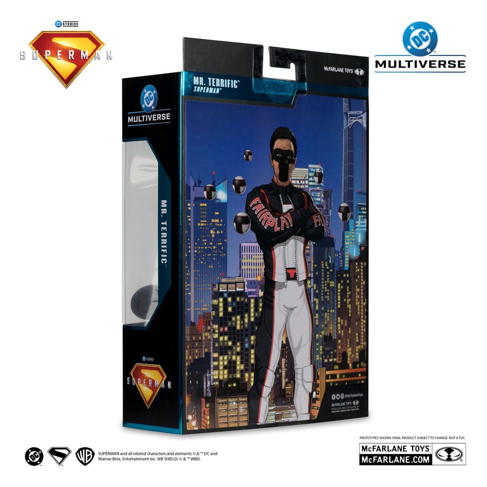 Superman (2025) DC Multiverse Deluxe Theatrical Edition Actionfigur Mr. Terrific (Red Platinum Edition) 18 cm Image 9