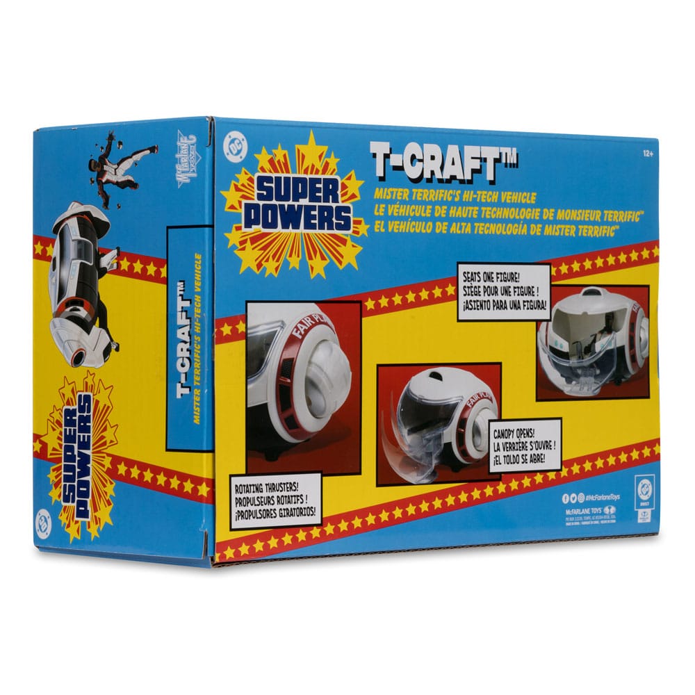 Superman (2025) DC Direct Super Powers Actionfigur mit Fahrzeug Mr. Terrific & T-Craft Image 9