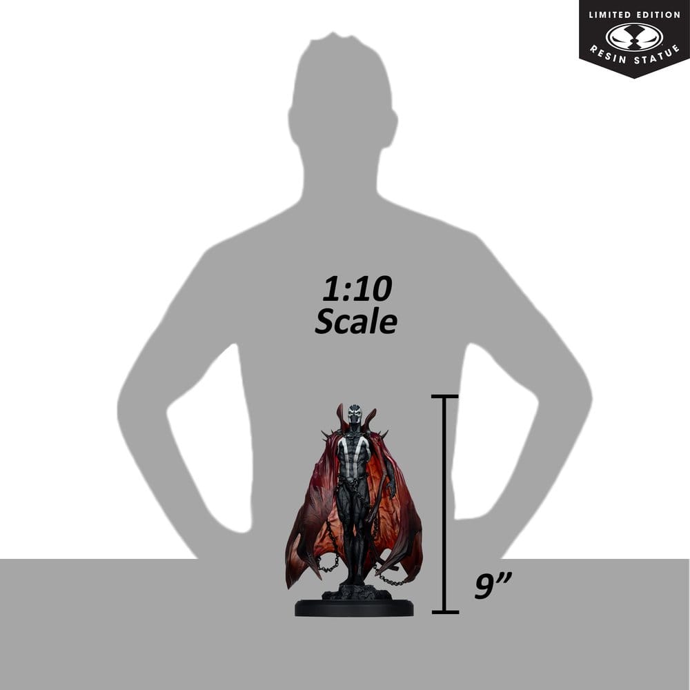 Spawn Black White & Red All Over Statue 1/10 Spawn by Pupeteer Lee 23 cm Image 11