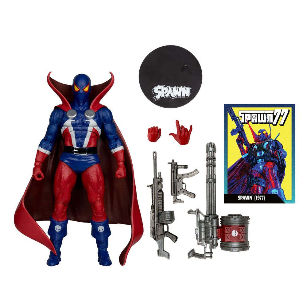 Spawn Page Punchers Actionfigur Spawn 1977 Red and Blue (Chase) Red Platinum Edition 18 cm Image 4