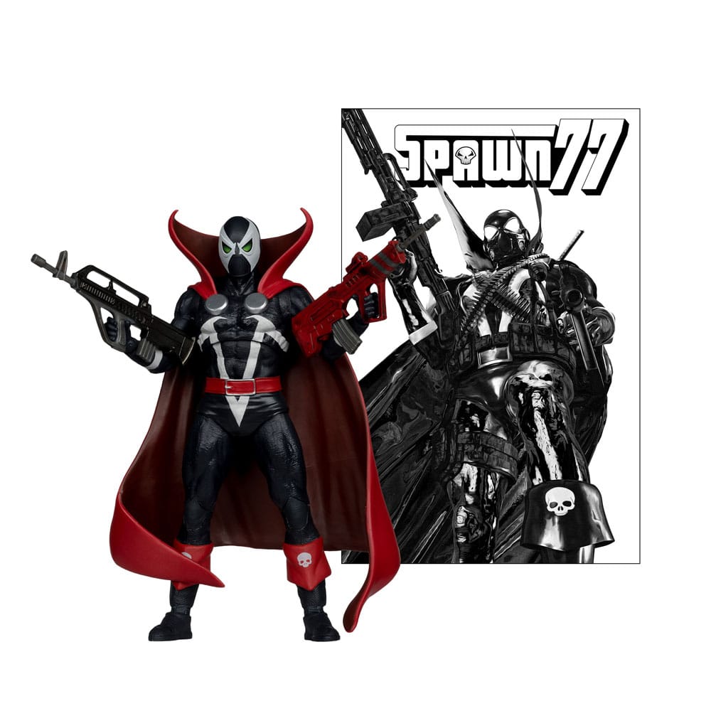 Spawn Page Punchers Actionfigur Spawn 1977 Red and Black (Chase) Red Platinum Edition 18 cm Image 3