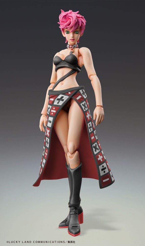 JoJo's Bizarre Adventure Part 5 Super Action Actionfigur Trish Una Black Ver. 15 cm Image 1