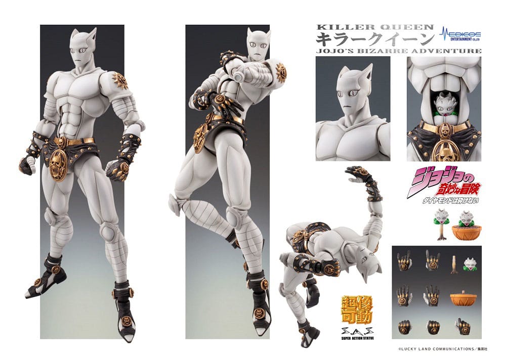 JoJo's Bizarre Adventure: Diamond Is Unbreakable Super Action Actionfigur Chozokado (Killer Queen) 16 cm Image 5