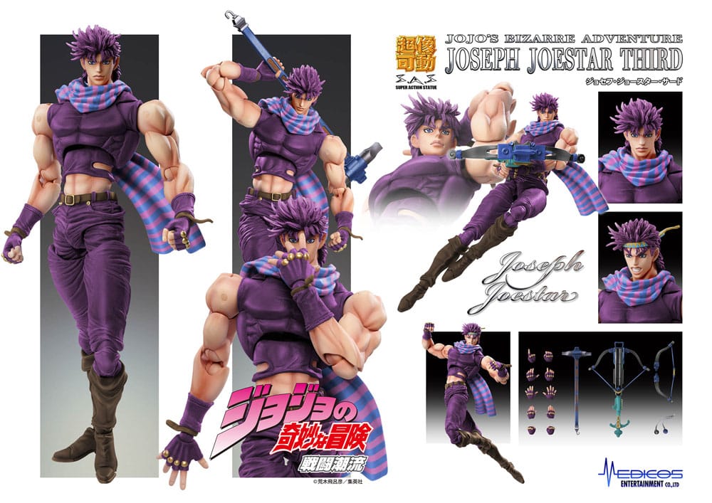 JoJo's Bizarre Adventure Battle Tendency Actionfigur Chozokado Joseph Joestar Third 16 cm Image 9