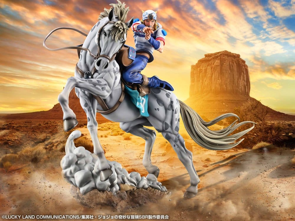 JoJo's Bizarre Adventure: Steel Ball Run Chozo Art Collection PVC Figur Johnny Joestar & Slow Dancer 30 cm Image 13