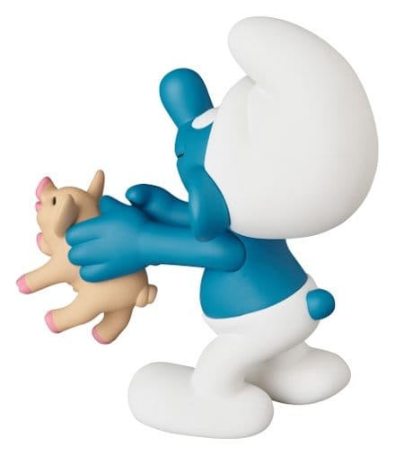 Die Schlümpfe UDF Minifigur Schlumpf mit Schwein 8 cm Image 2