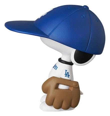 MLB × Peanuts UDF PVC Figur Los Angeles Dodgers Snoopy 7 cm Image 2