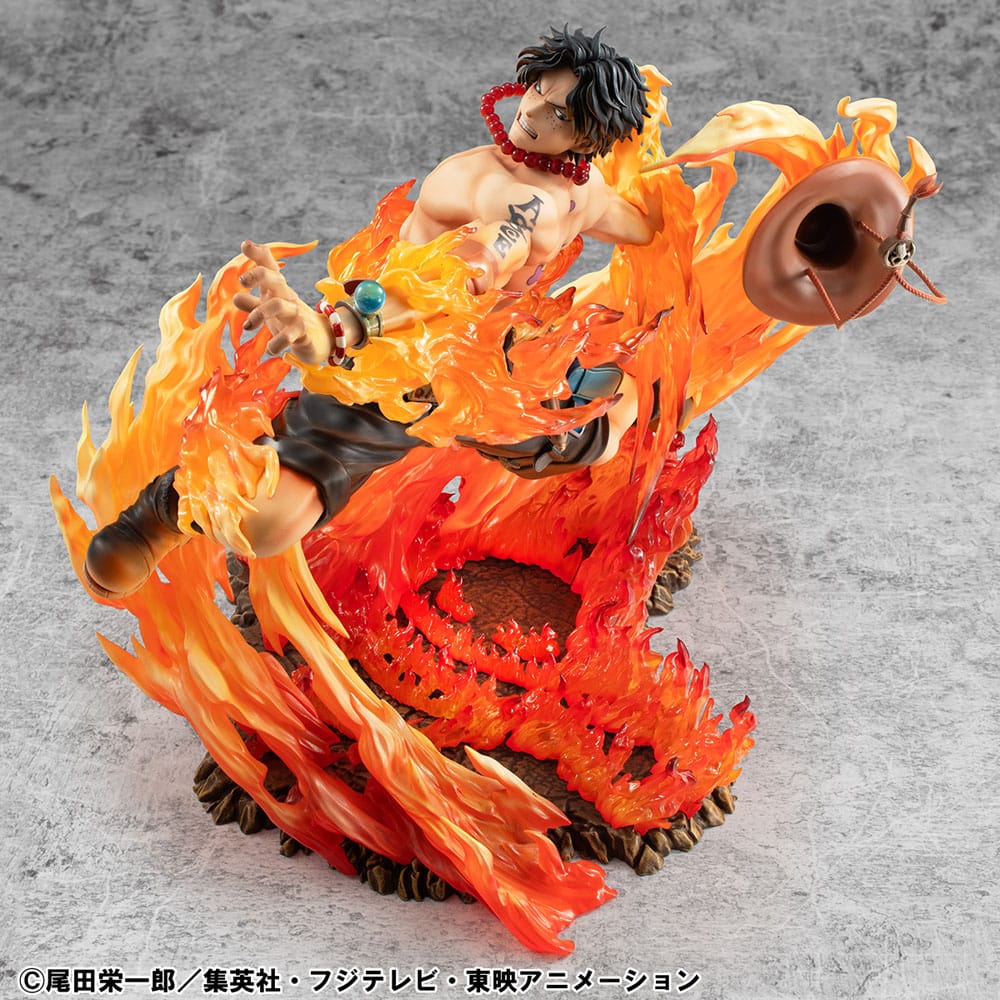 One Piece P.O.P PVC Statue NEO-Maximum Portgas D. Ace 15th Anniversary Super Limited Reprint Ver. 23 cm Image 3