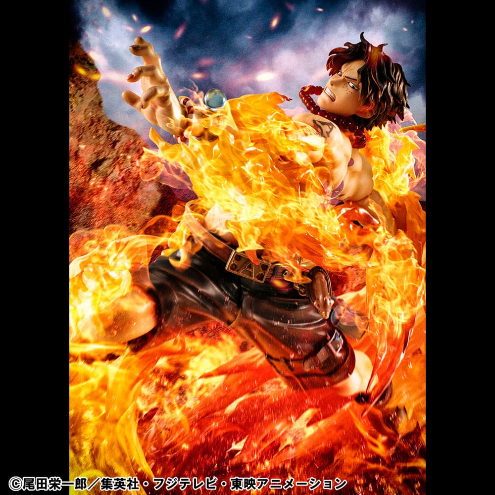 One Piece P.O.P PVC Statue NEO-Maximum Portgas D. Ace 15th Anniversary Super Limited Reprint Ver. 23 cm Image 14