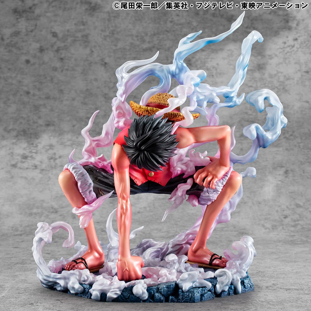 One Piece P.O.P PVC Statue Monkey D. Ruffy Gear 2 Limited Edition 19 cm Image 1