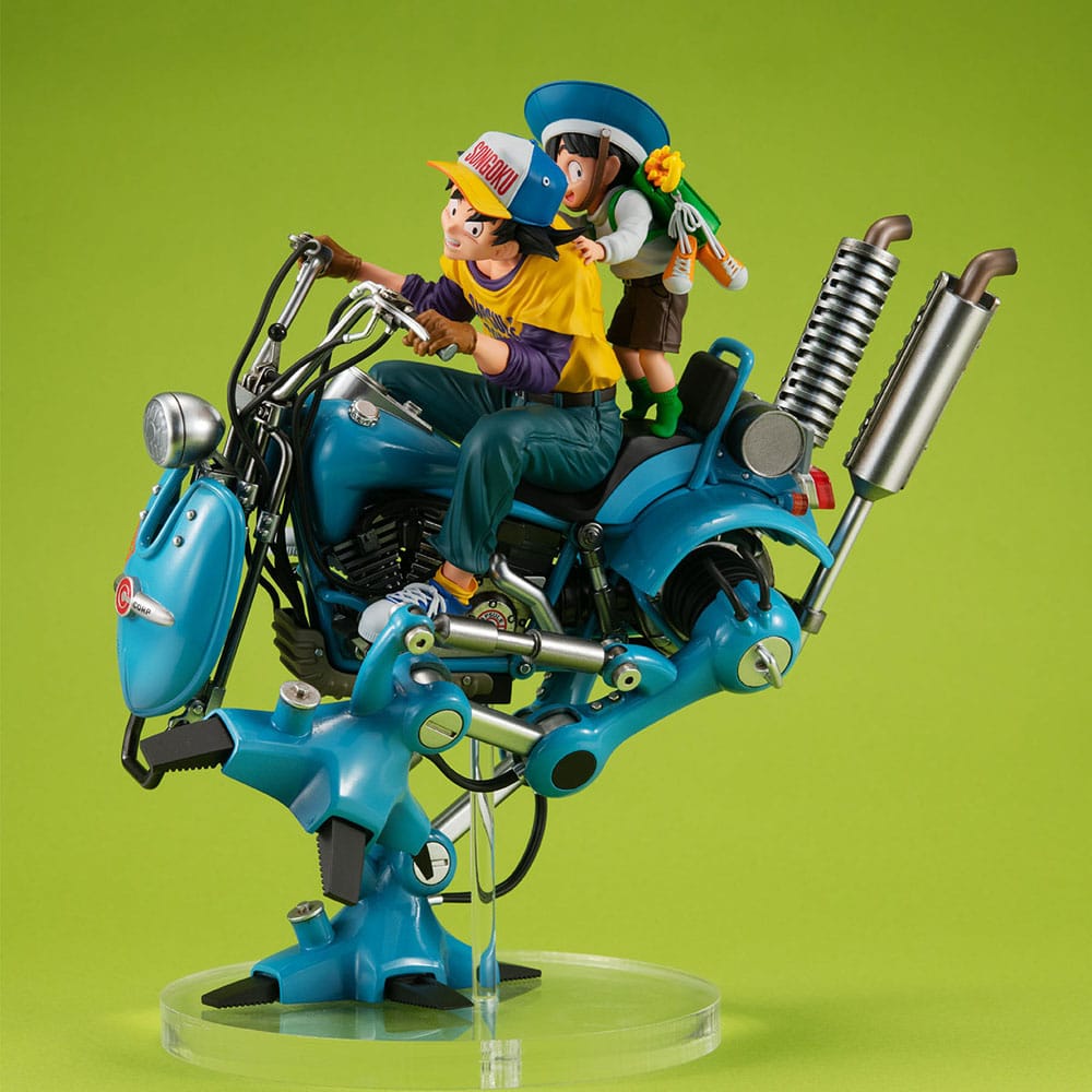 Dragonball Z Desktop Real McCoy EX PVC Diorama Son Goku & Son Gohan & Robot with two legs 20 cm Image 7