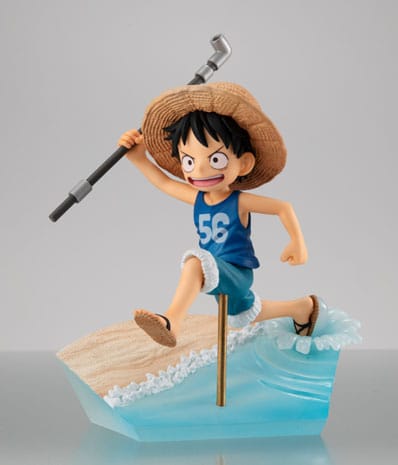 One Piece G.E.M. Serie PVC Statue Monkey D. Luffy Run! Run! Run! 15th anniversary Ver. 12 cm Image 2