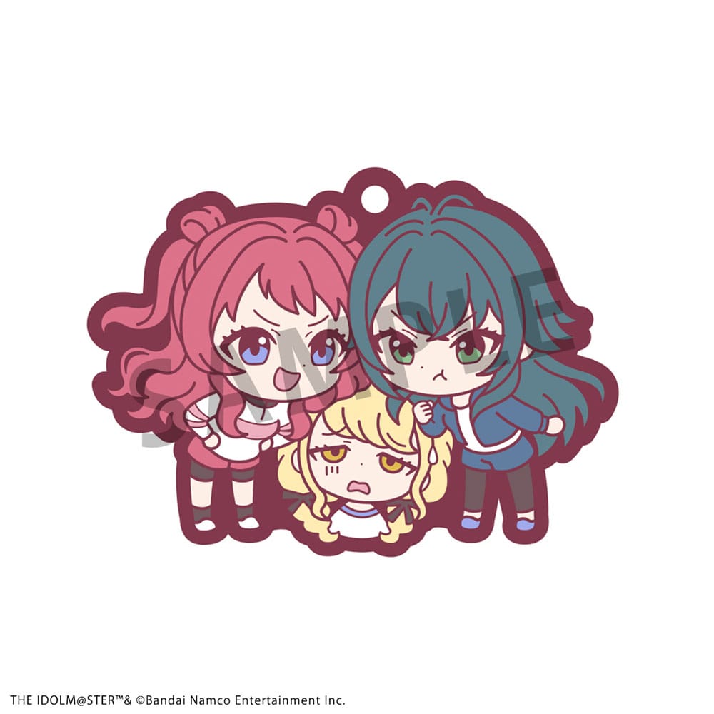 Idolmaster Rubber Mascot Buddycolle Gummi-Anhänger Gakuen 7 cm Sortiment (6) Image 2