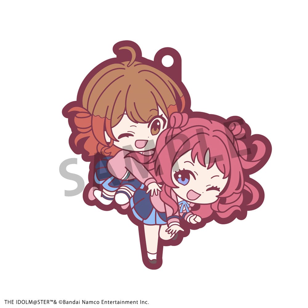 Idolmaster Rubber Mascot Buddycolle Gummi-Anhänger Gakuen 7 cm Sortiment (6) Image 7