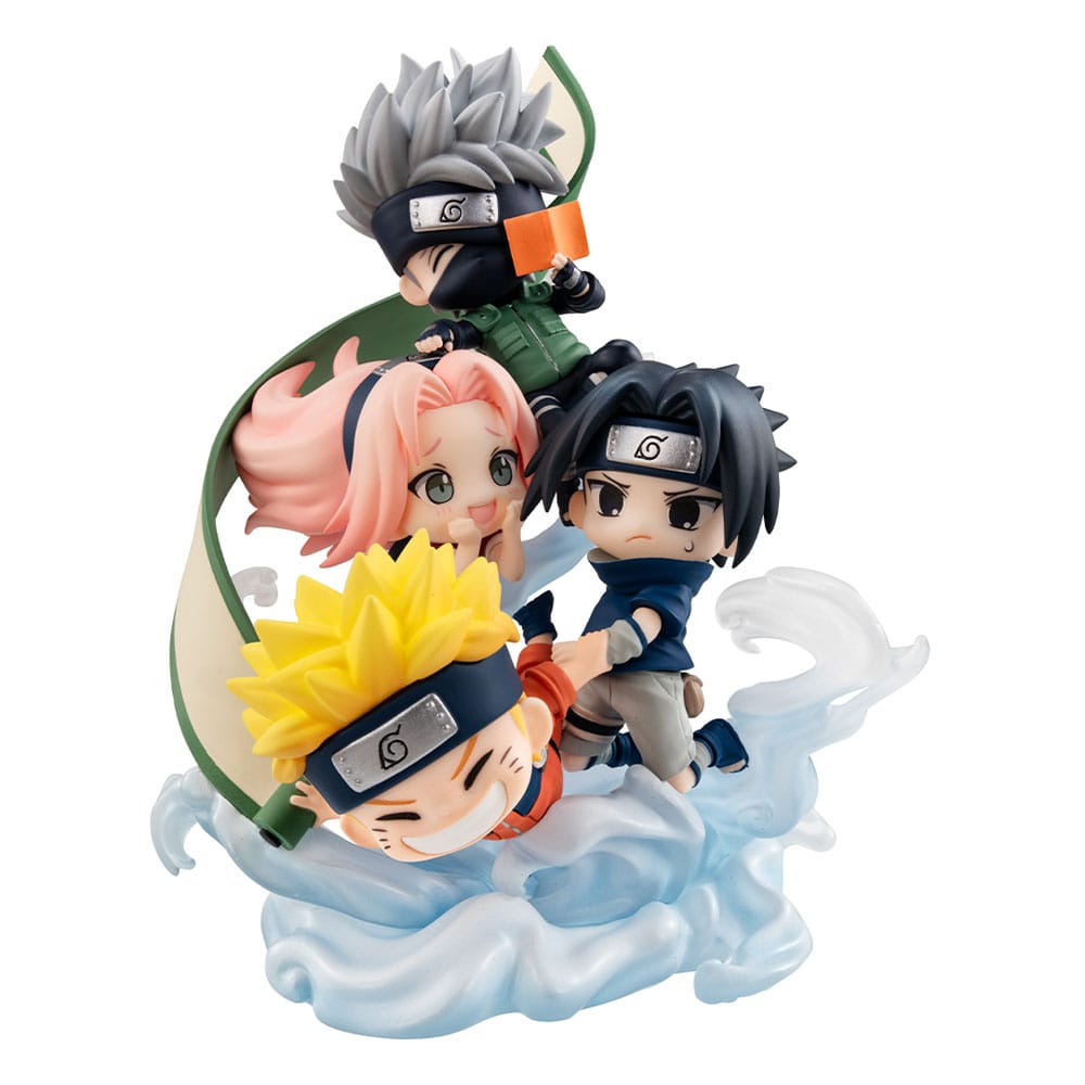 Naruto Shippuden FigUnity PVC Mini-Statue Gather here, Team 7 13 cm (with gift) Image 8