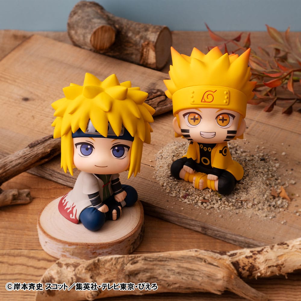 Naruto Shippuden Look Up PVC Statue Naruto Uzumaki Six Paths Sage Mode & Minato Namikaze 11 cm (with gift) Image 7