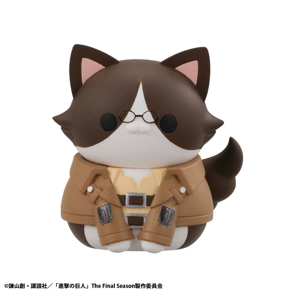 Attack on Titan Mega Cat Project Minifiguren Attack on Tinyan Gathering Scout Regiment danyan! 3 cm Blind Box Display (8) (Repeat) Image 9