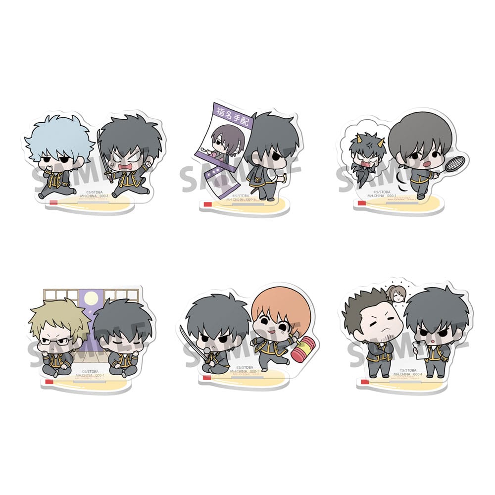 Gintama Buddycolle Acryl Figuren Gintama Vice Leader 24H 6 cm Sortiment (6) Image 1