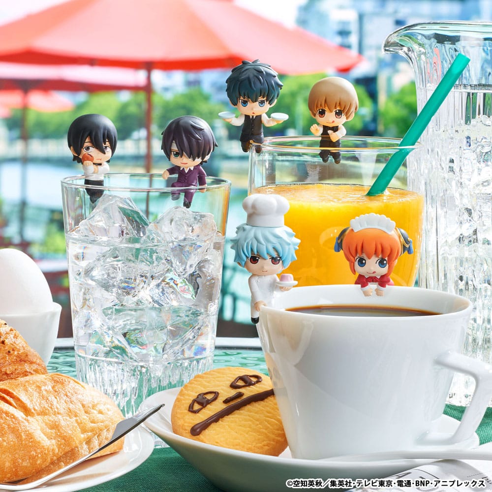 Gintama Ochatomo Series Sammelfiguren 5 cm Yorozuya Cafe Sortiment (8) Image 14
