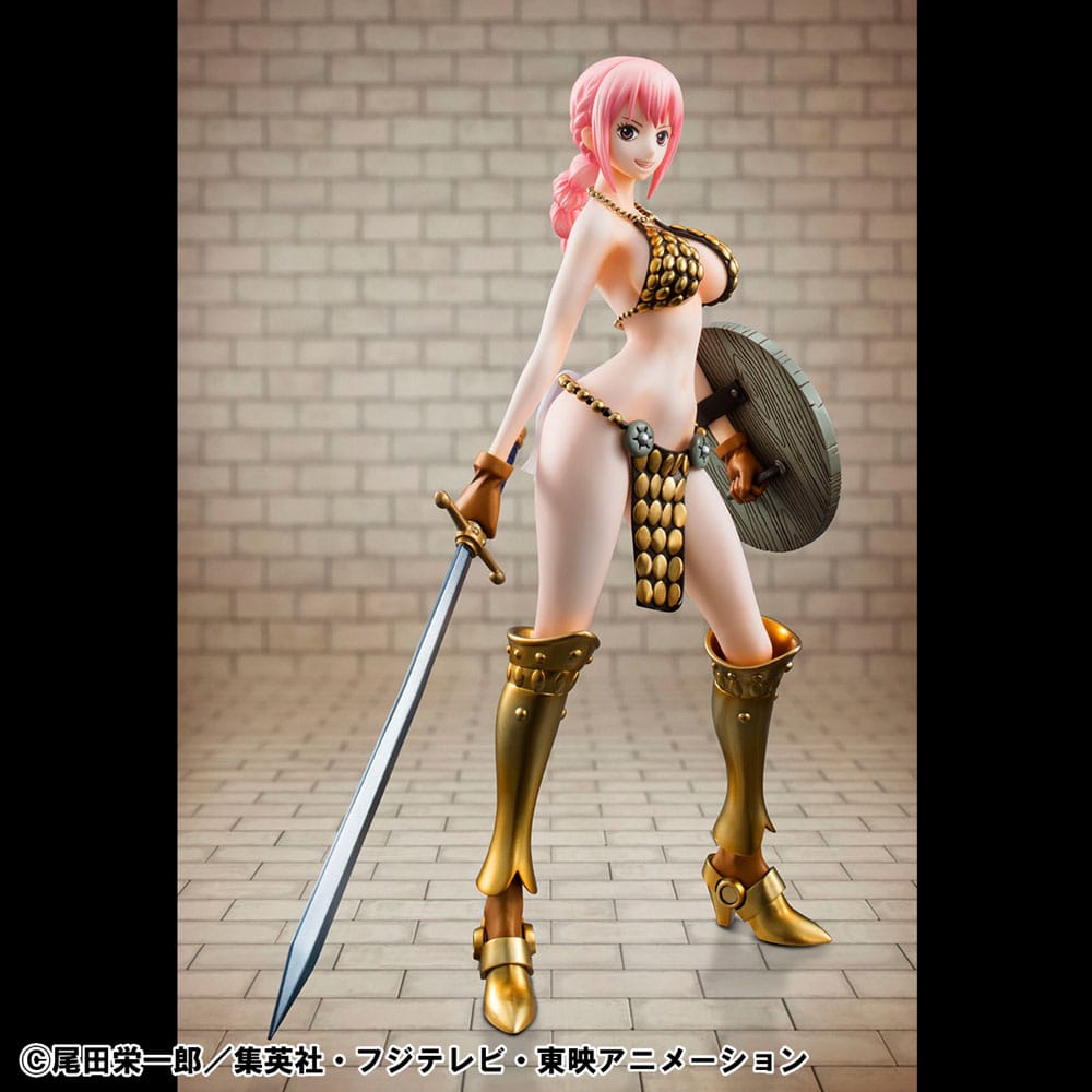 One Piece P.O.P PVC Statue Gladiator Rebecca Sailing Again Super Limited Reprint Ver. 22 cm Image 8