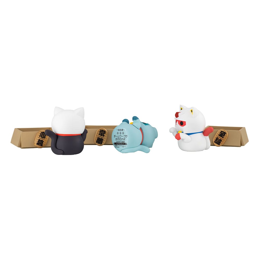 Mobile Suit Gundam Mega Cat Project Sammelfiguren Cats Luckycat 6 cm Blind Box Sortiment (6) (with gift) Image 11