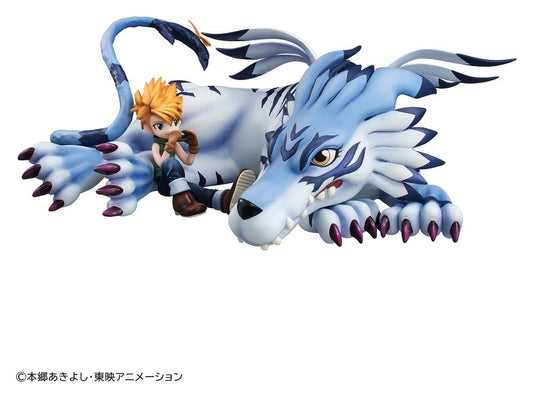 Digimon Adventure G.E.M. Series PVC Figur Garurumon & Ishida Yamato 25 cm (Repeat) Image 2