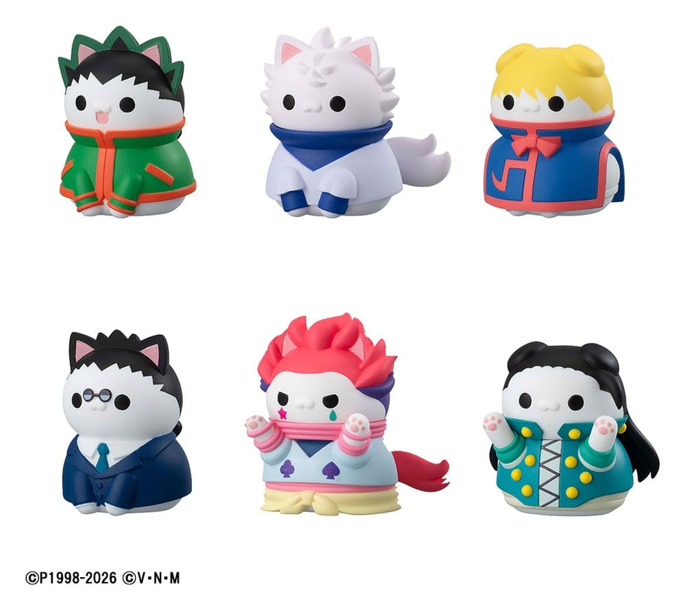 Hunter x Hunter Mega Cat Project Minifiguren Nyanter x Nyanter Hunter x Cat 3 cm Blind Box Sortiment (8) Image 11